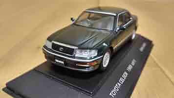 ミニカー Toyota CELSIOR F10 Dark Green 1823 IG1823 Toyota CELSIOR (F10) Dark Green – ignition model
